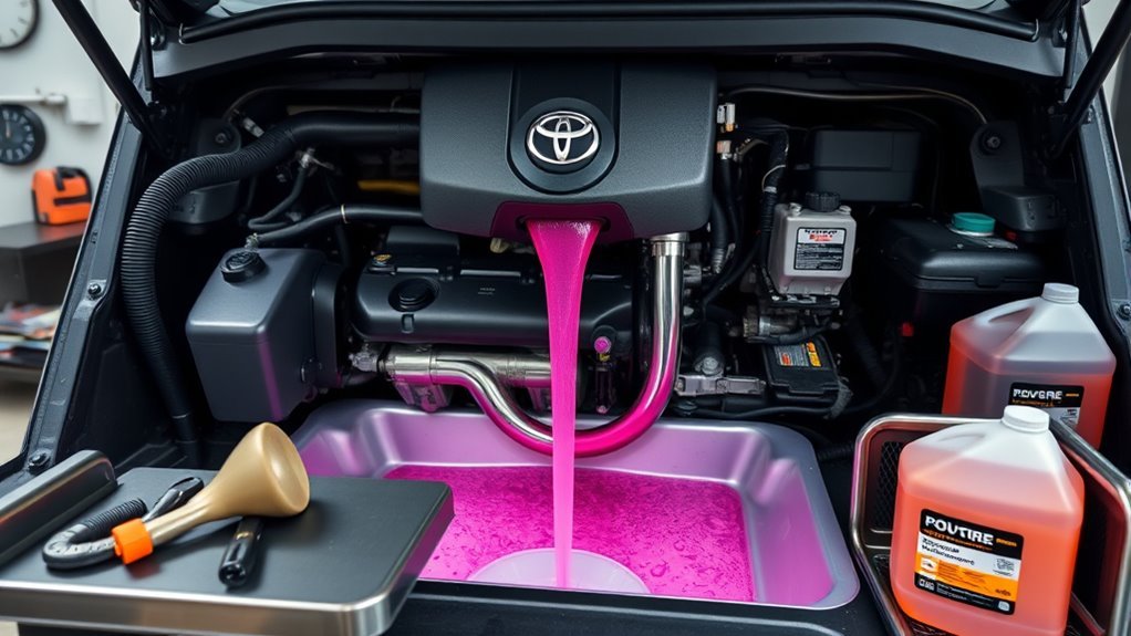 100k coolant service schedule