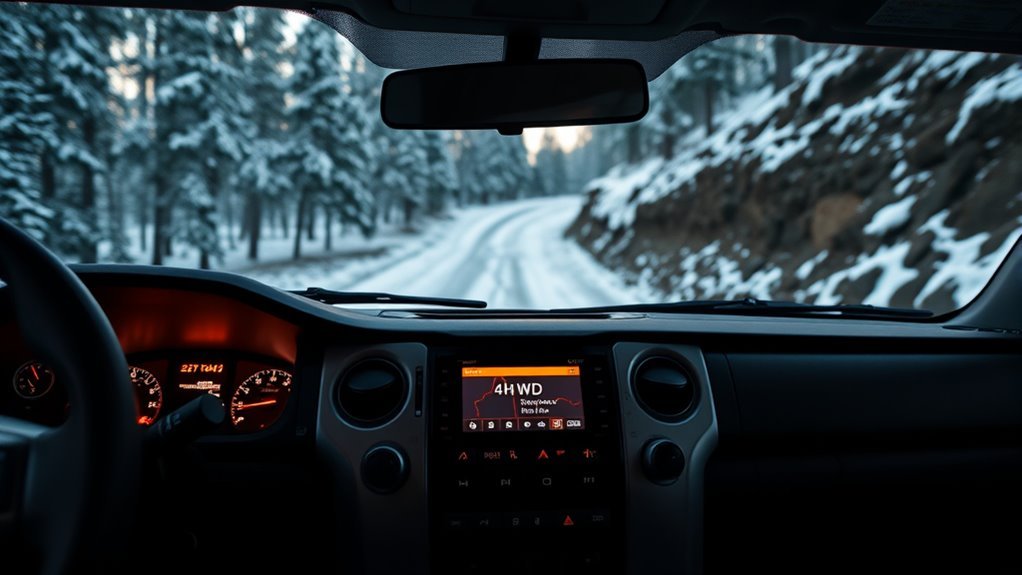 4hi for speed 4lo for traction