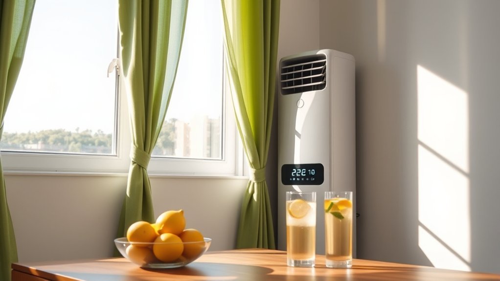 ac efficiency during heat
