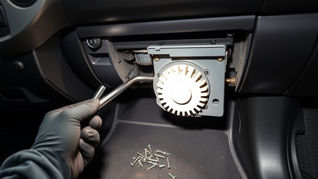 access hvac inspect gears