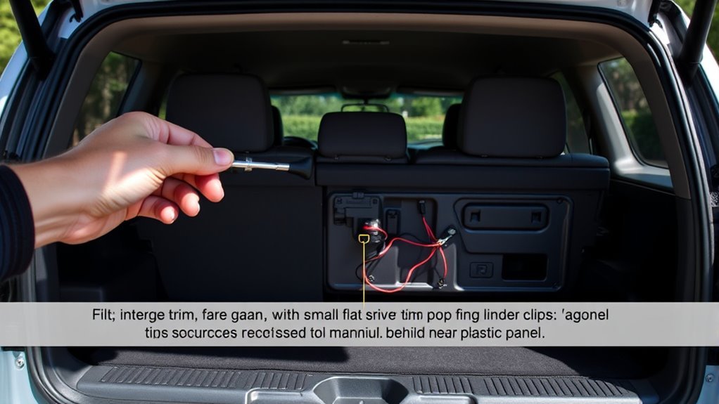 access manual latch release