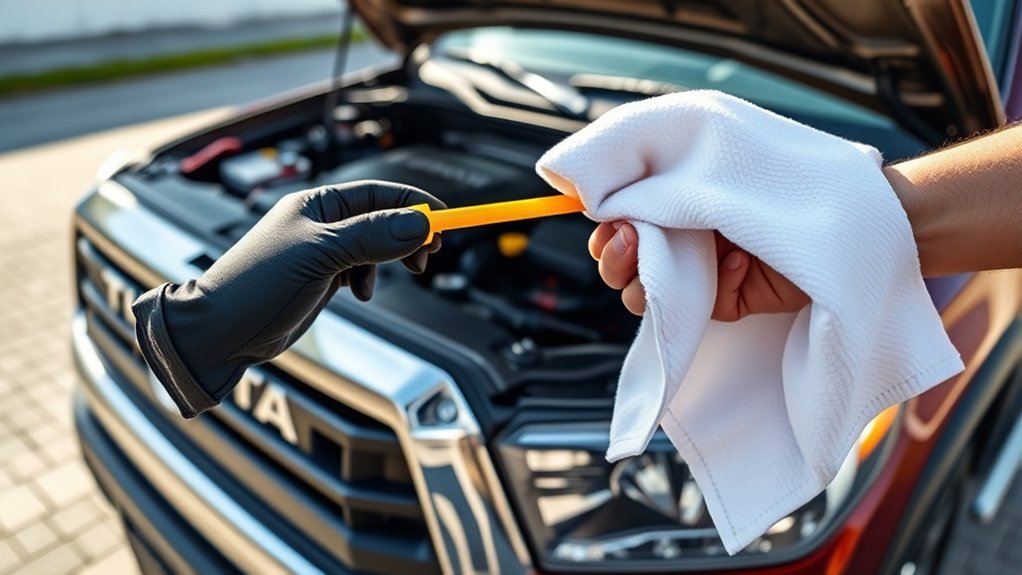 accurate tundra oil check