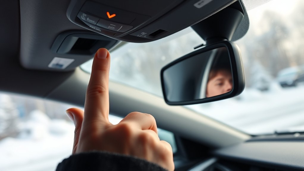 activate heated mirrors promptly