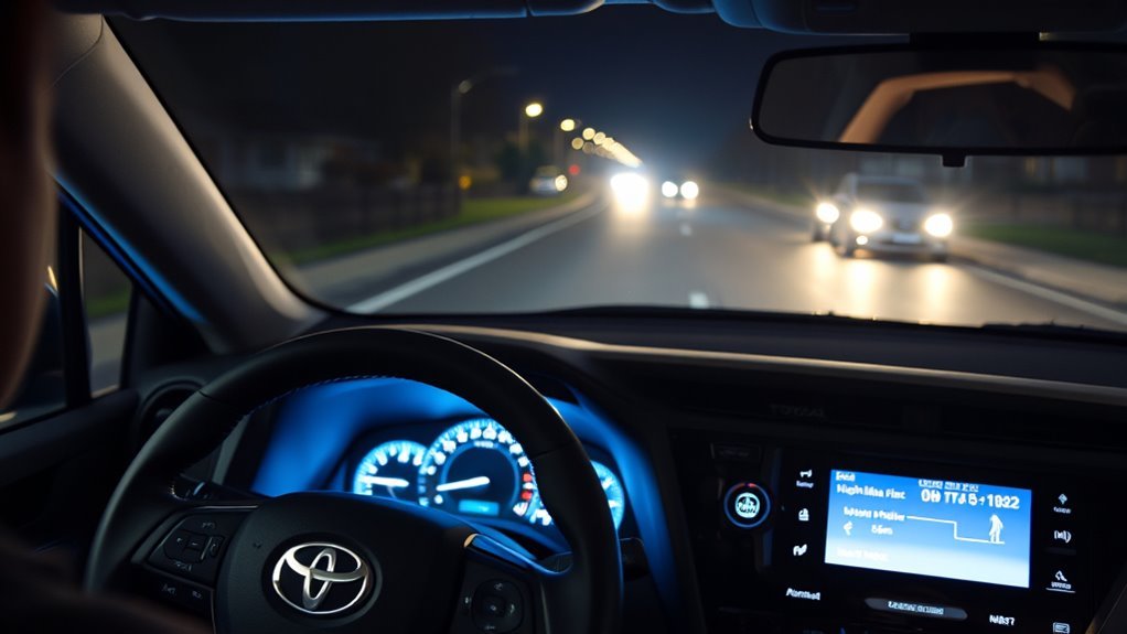 activate rav4 automatic high beams