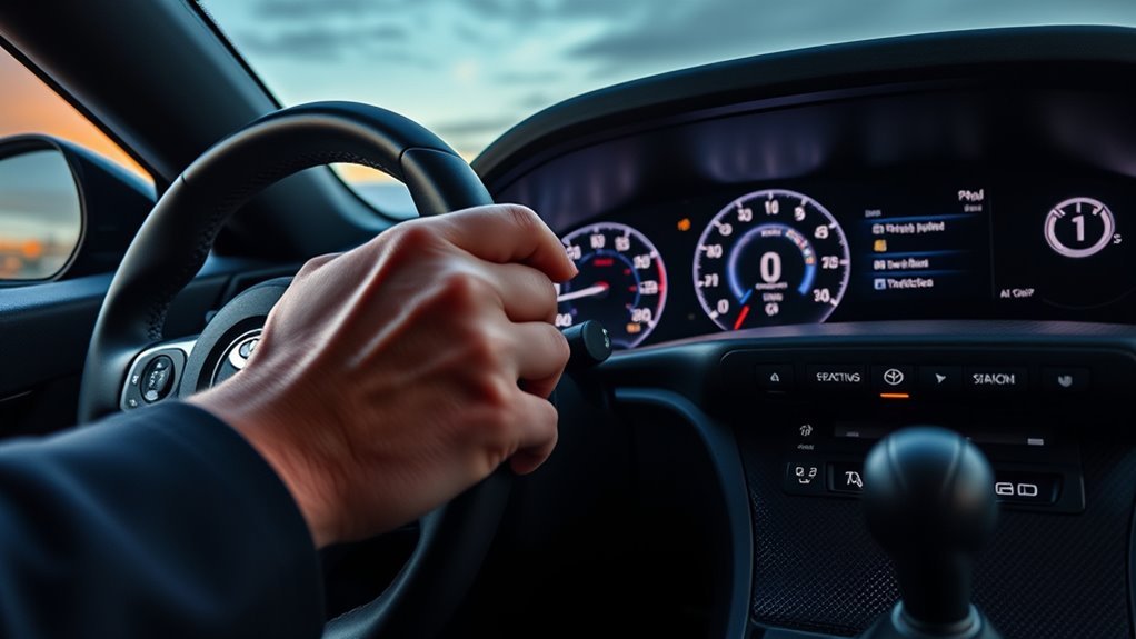 activate track mode safely