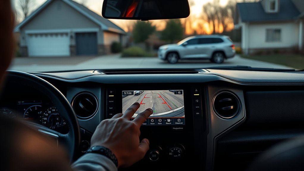 activate tundra backup camera