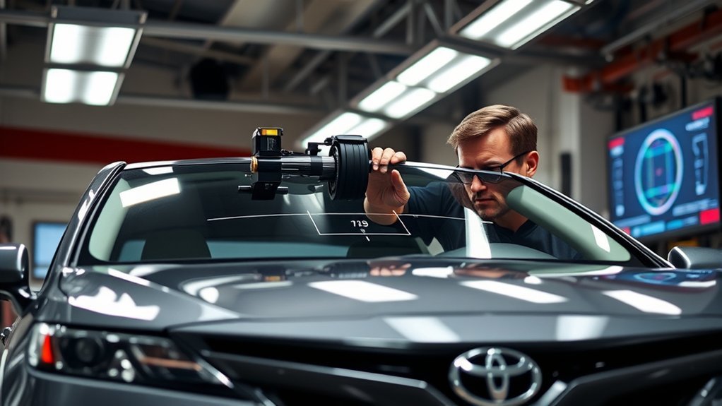 adas calibration warning signs