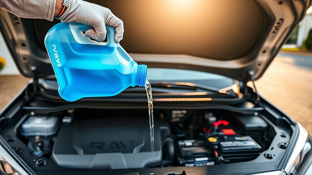 add fluid to reservoir