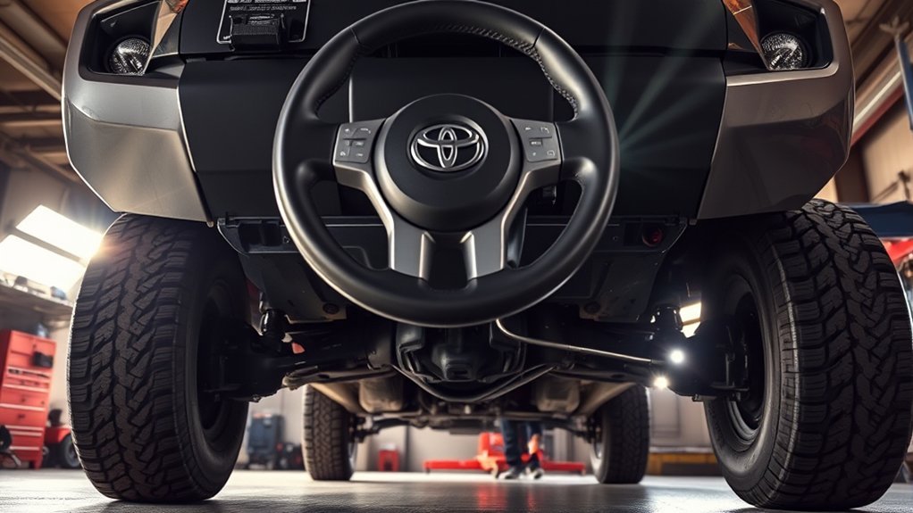 address steering wheel misalignments