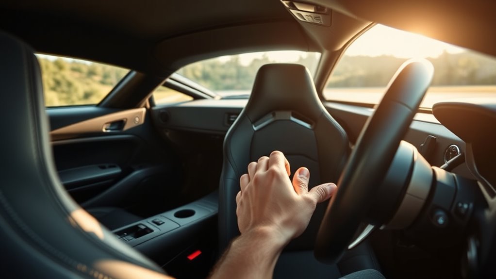 adjust seat and wheel