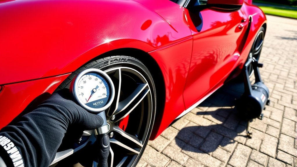 adjust supra tire pressures