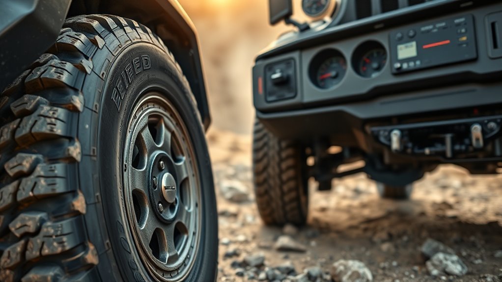 adjust tire pressure accordingly