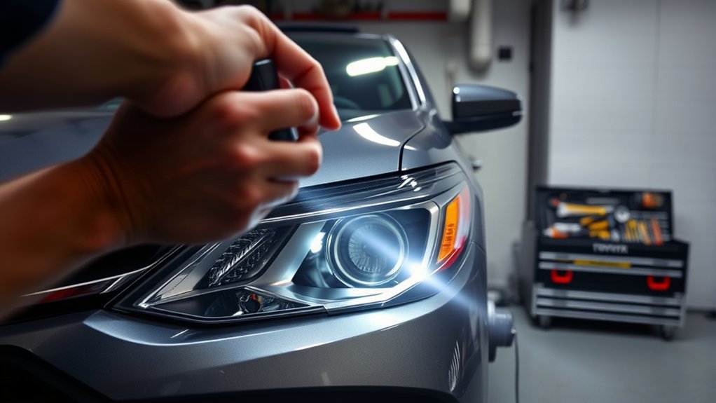 adjust toyota camry headlights