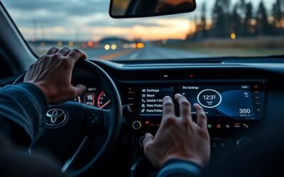 adjust toyota rav4 clock