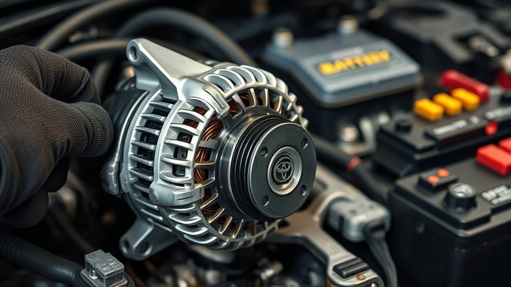 alternator powers electrical systems