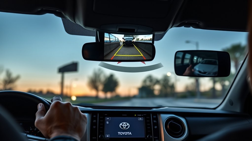 automatic tilt for reversing