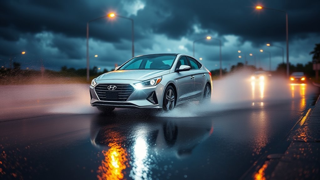 avoid hydroplaning in sonata