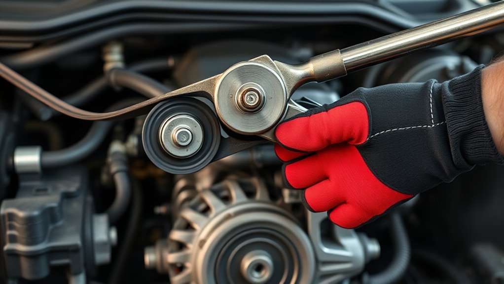 belt alignment and tensioning