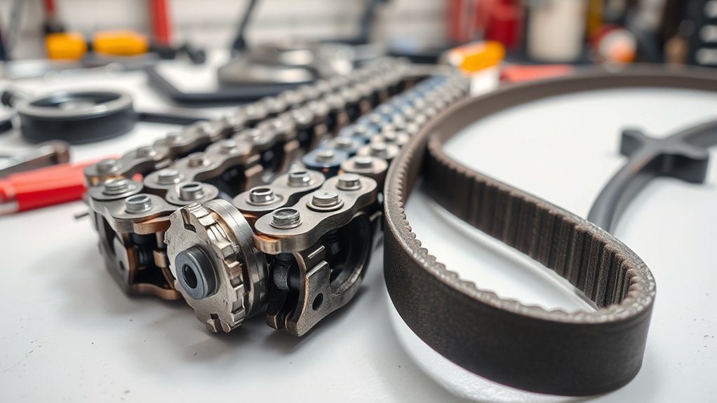 belts vs chains maintenance differences