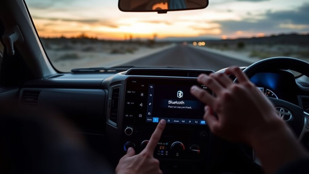 bluetooth pairing for land cruiser