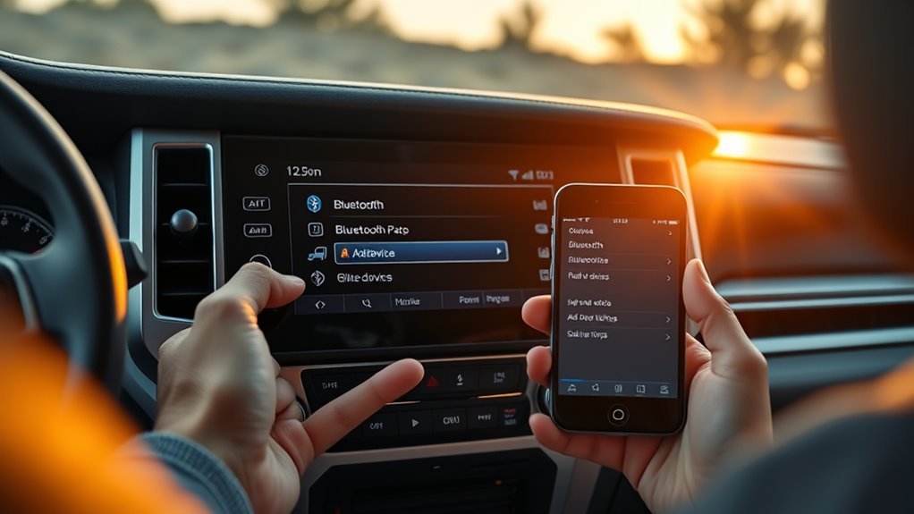 Bluetooth pairing in a Toyota Land Cruiser