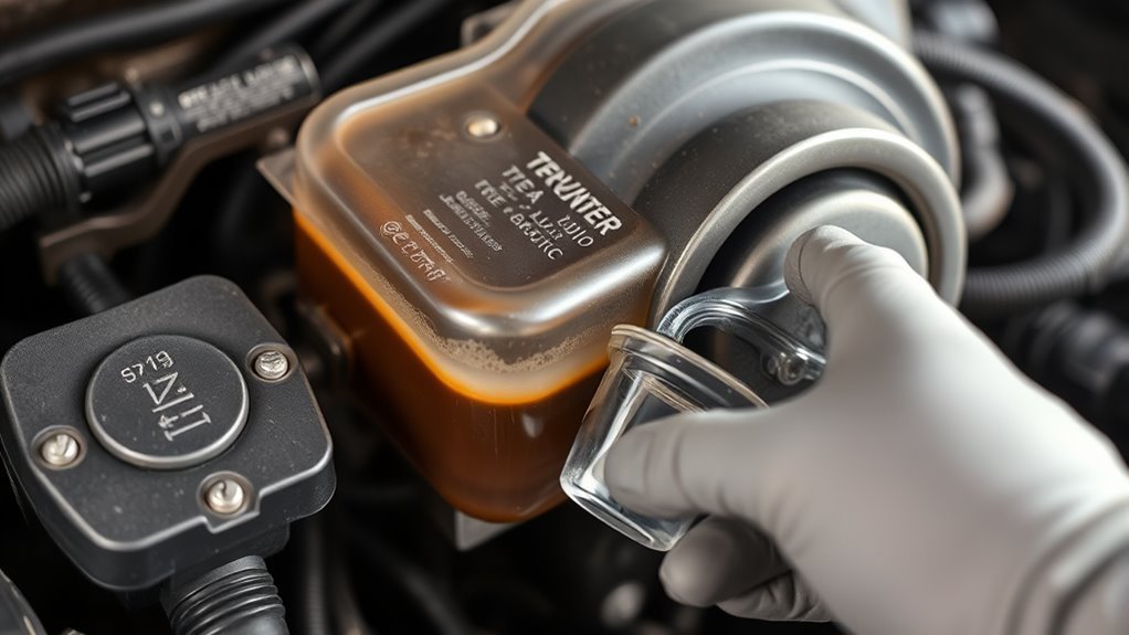 4Runner brake fluid reservoir level and warning signs