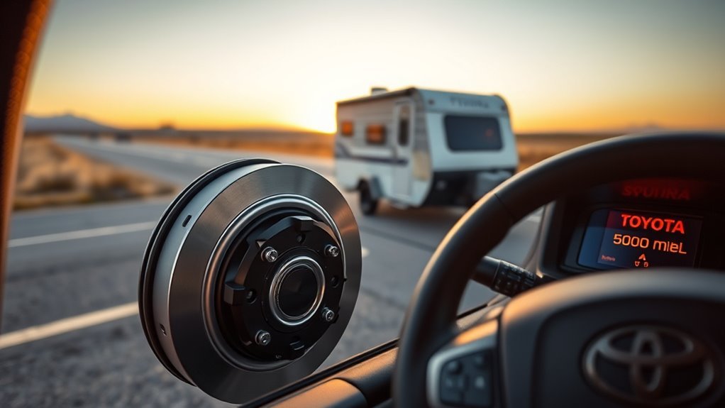 brake gently avoid towing