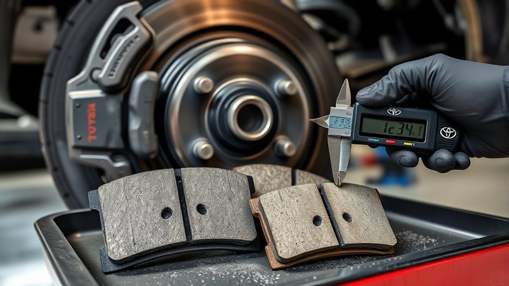 brake pad lifespan monitoring