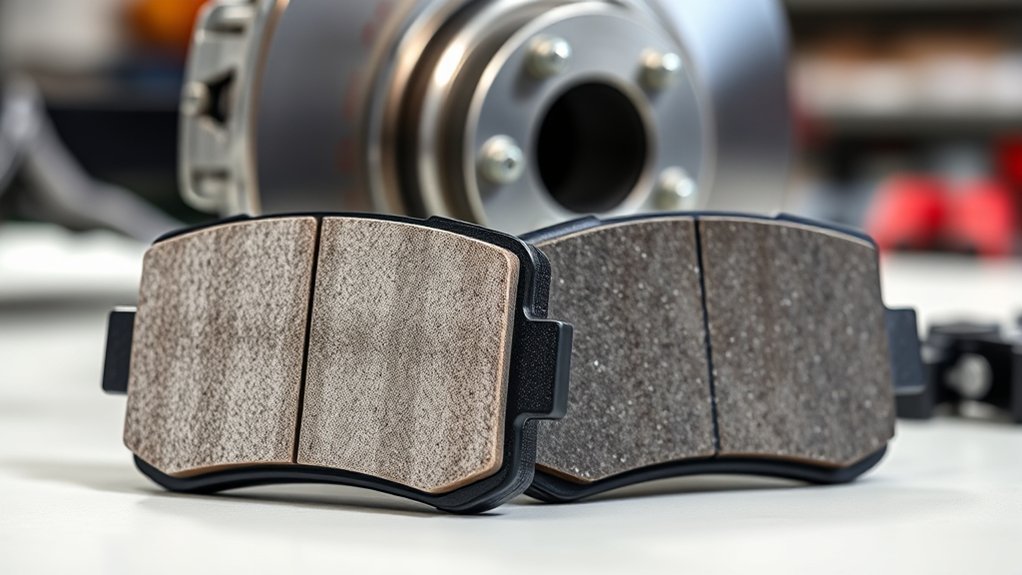 brake pad material comparison