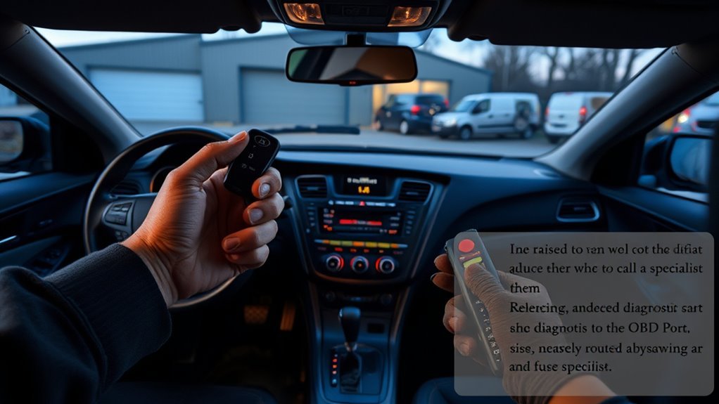 Aftermarket remote starter bypass module wiring under the dash