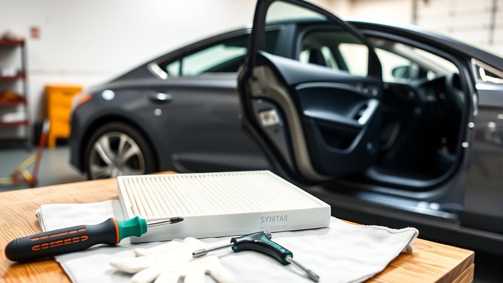 tools for Hyundai Sonata cabin air filter replacement