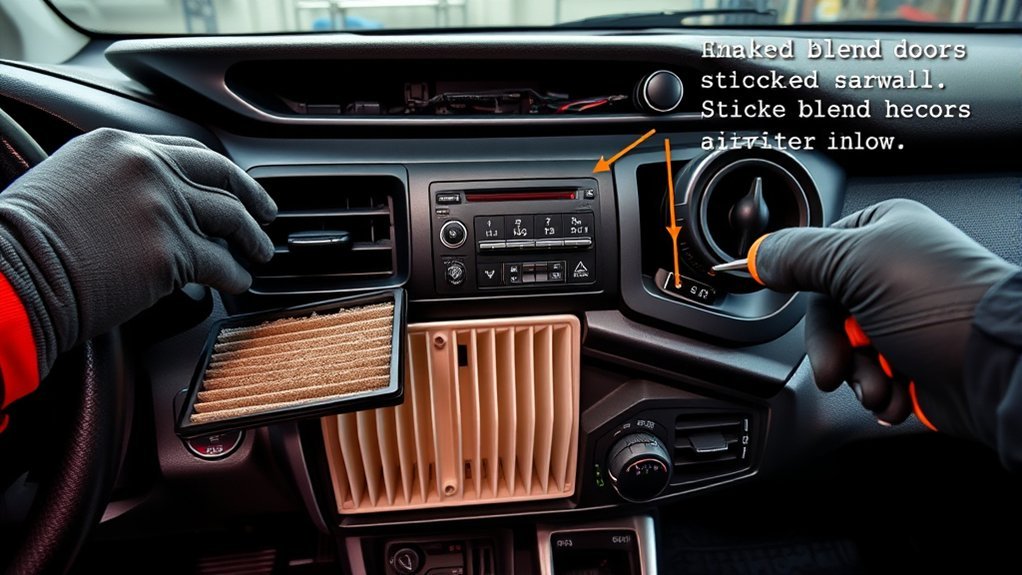 cabin airflow troubleshooting steps