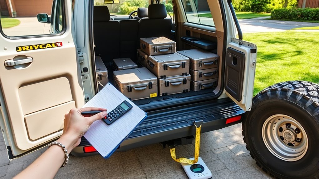 calculate land cruiser payload