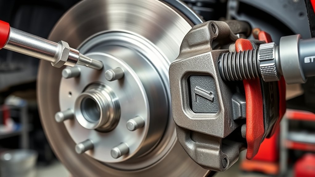 caliper installation and alignment