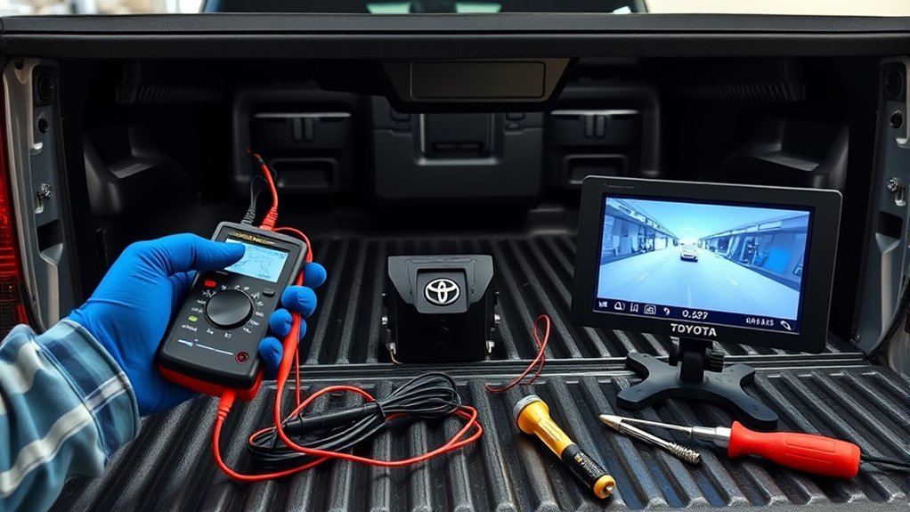 camera bench and tap testing