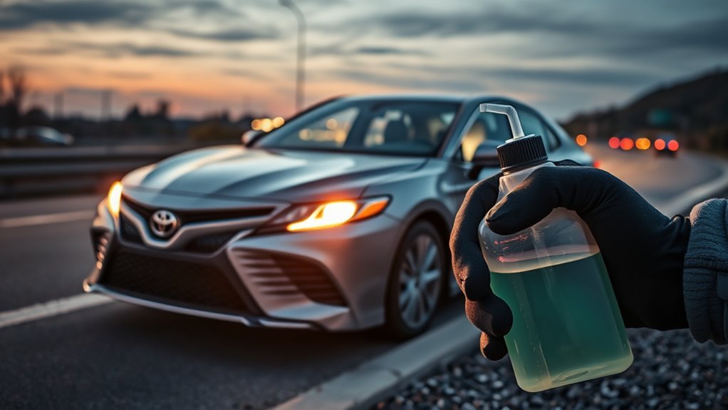 camry highway overheating solutions