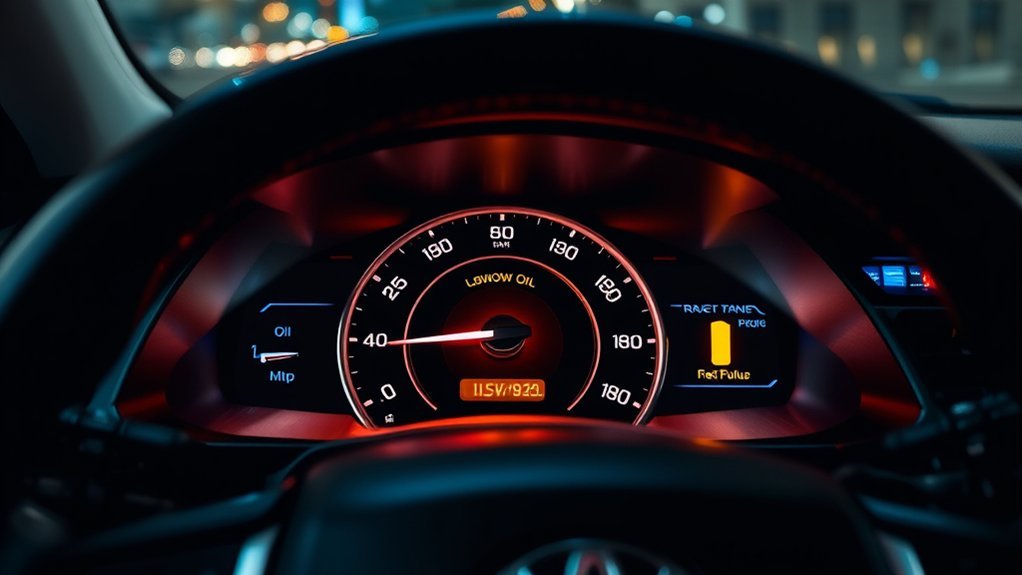 camry oil warning guide