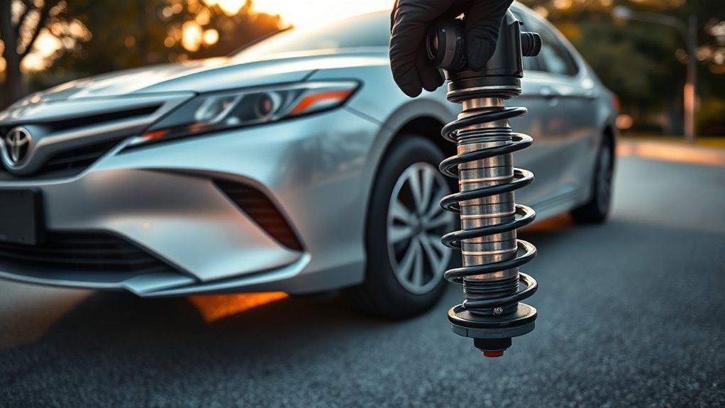 camry shock and strut inspection