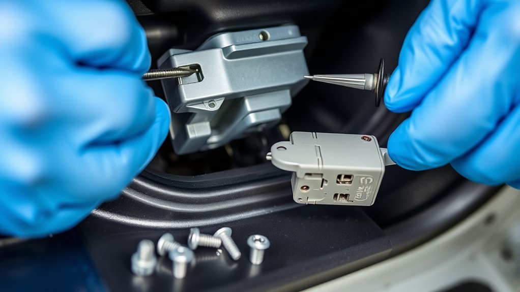 careful actuator removal process