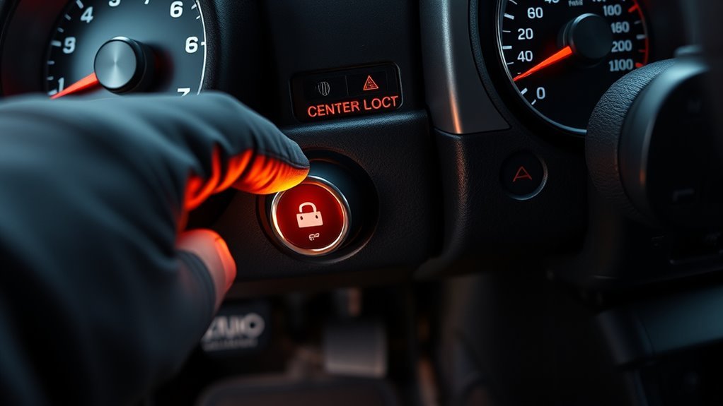 center lock indicator troubleshooting
