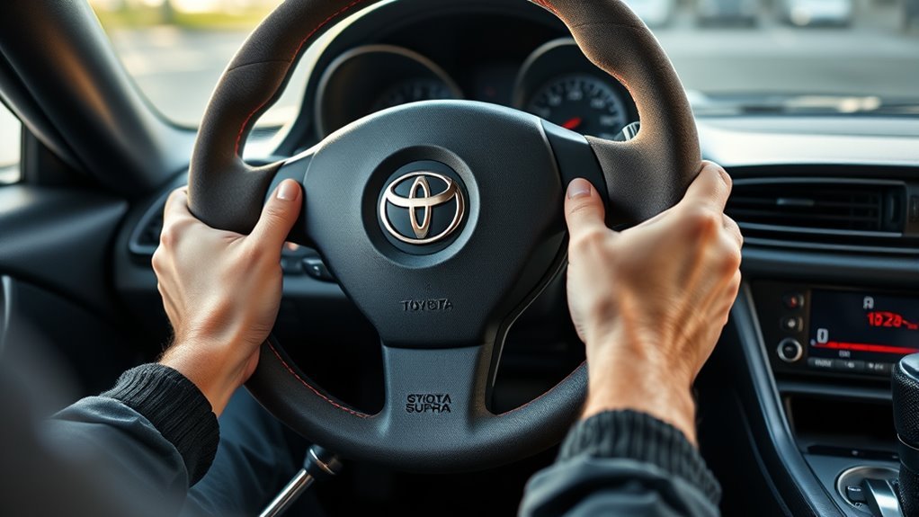 center your steering wheel