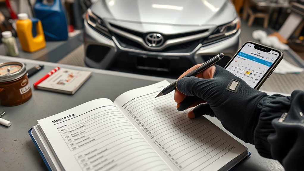 centralized camry maintenance tracking