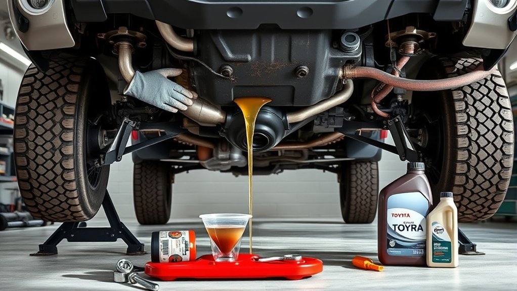 change oil toyota tundra