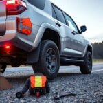 change tire on 4runner