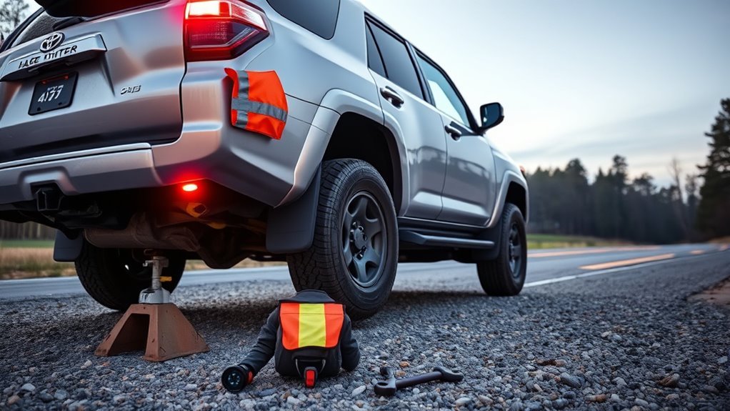 change tire on 4runner