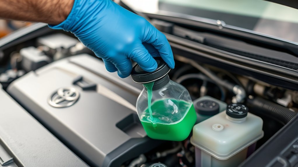 change toyota camry coolant