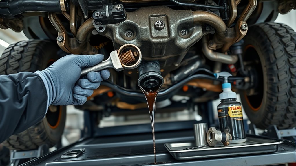 change transfer case fluid