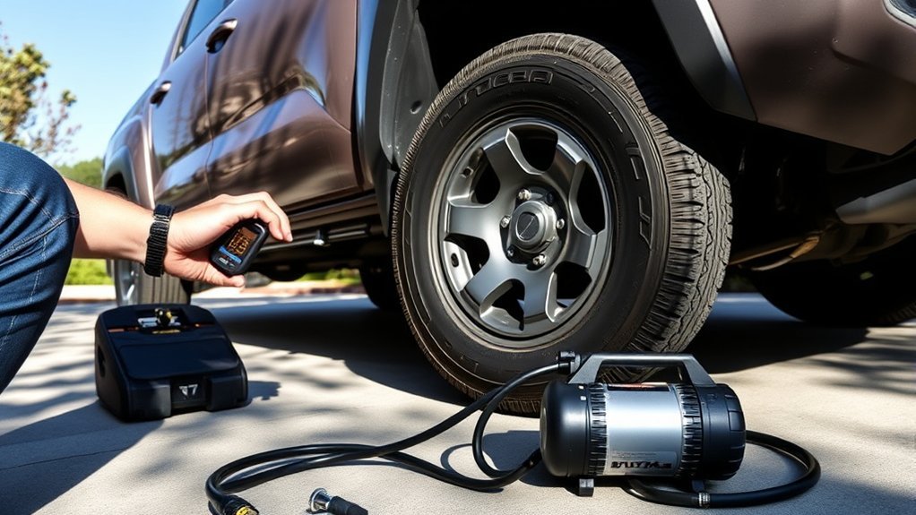 check and adjust tacoma tires