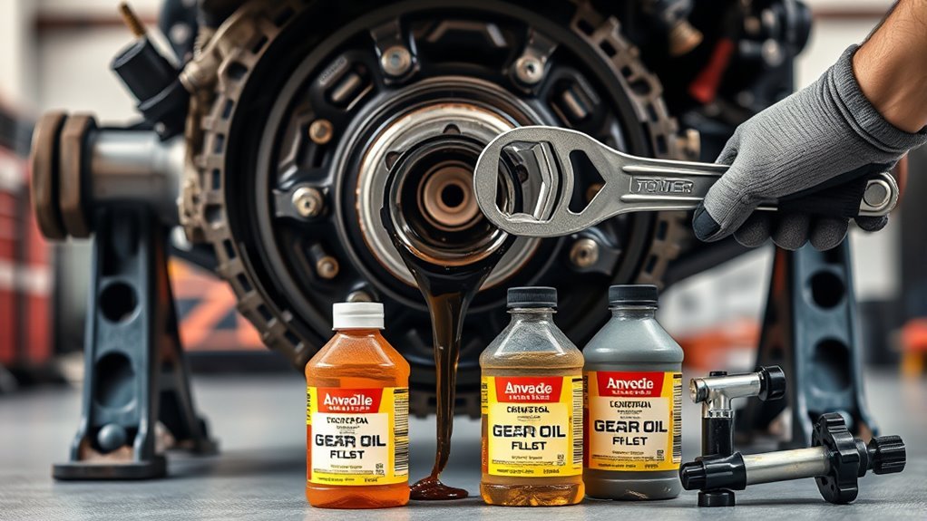 check and change differential oil