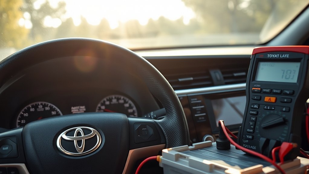 check battery health visually